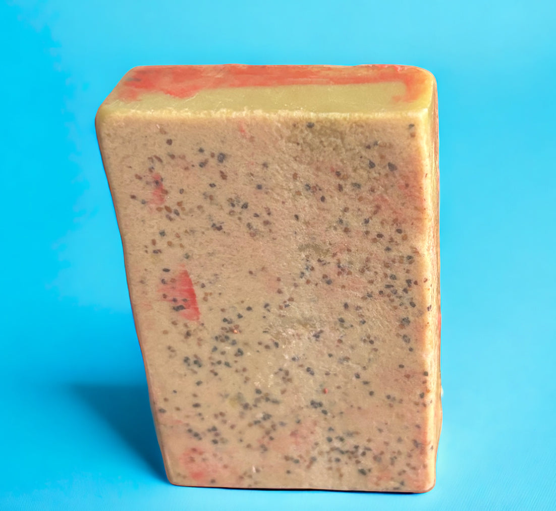 Apricot seed fruit bar soap